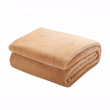 15PKBL05 2015 knitted poly flannel sleeping throw blanket